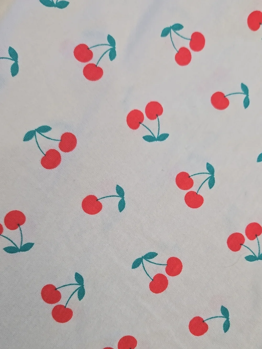 Girls 5t Kids Cherry Print Box Crop Tops